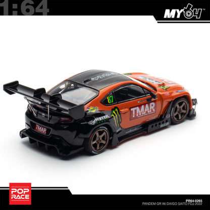 [Pop Race] 1:64 Pandem GR86 - Daigo Saito Formula  Drift Japan 2022
