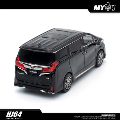 [Hobby Japan] Toyota Alphard Customized Version With Sun Roof -  Sparkling Black Pearl Crystal Shine