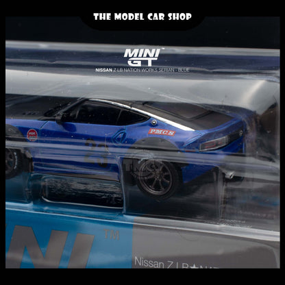 [Mini GT] Nissan Z LB★NATION WORKS Serian - Blue (Mijo Exclusive)