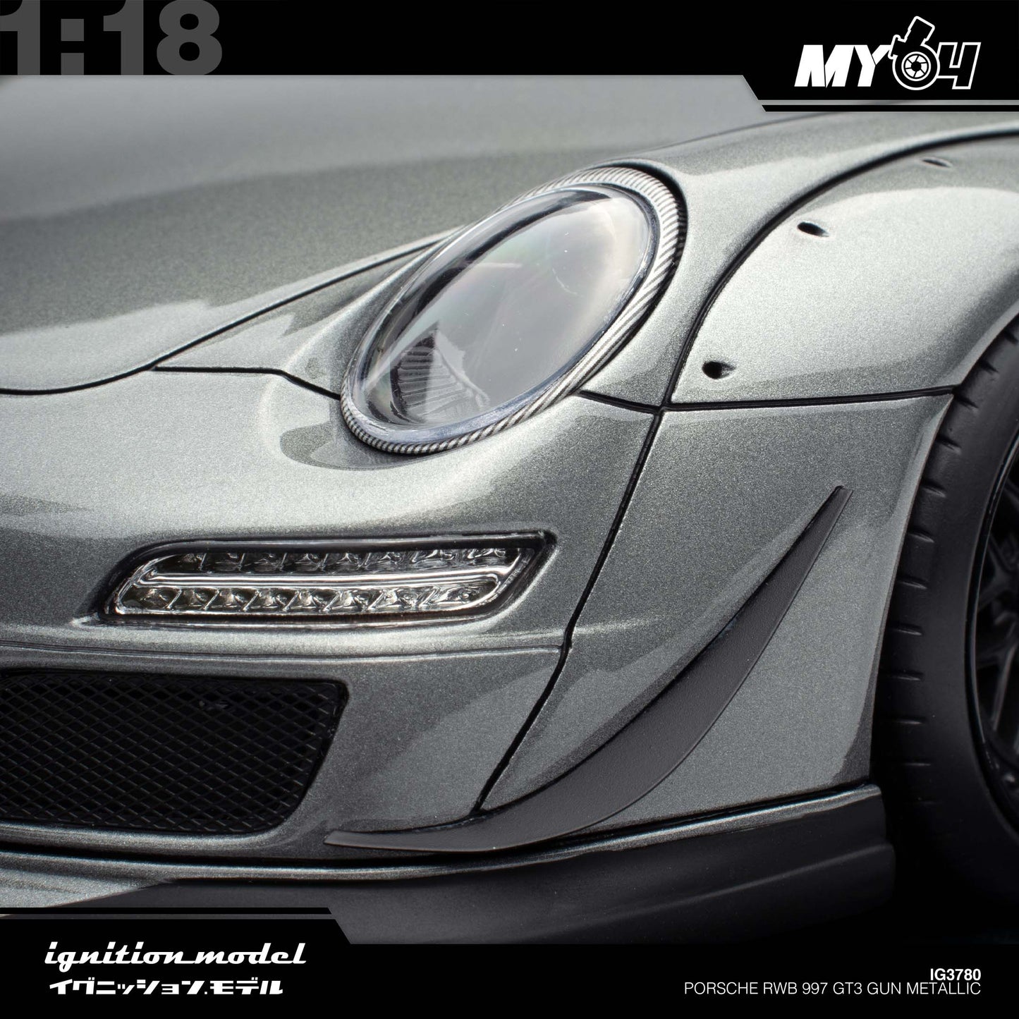 [Ignition Model] Porsche RWB 997 GT3 - Gun Metallic