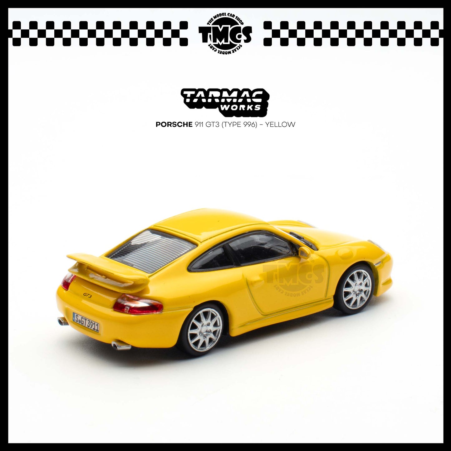 [Tarmac Works] 1:64 Porsche 911 GT3 (Type 996) - Yellow
