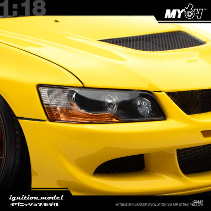[Ignition Model] 1:18 Mitsubishi Lancer Evolution VIII MR (CT9A) - Yellow