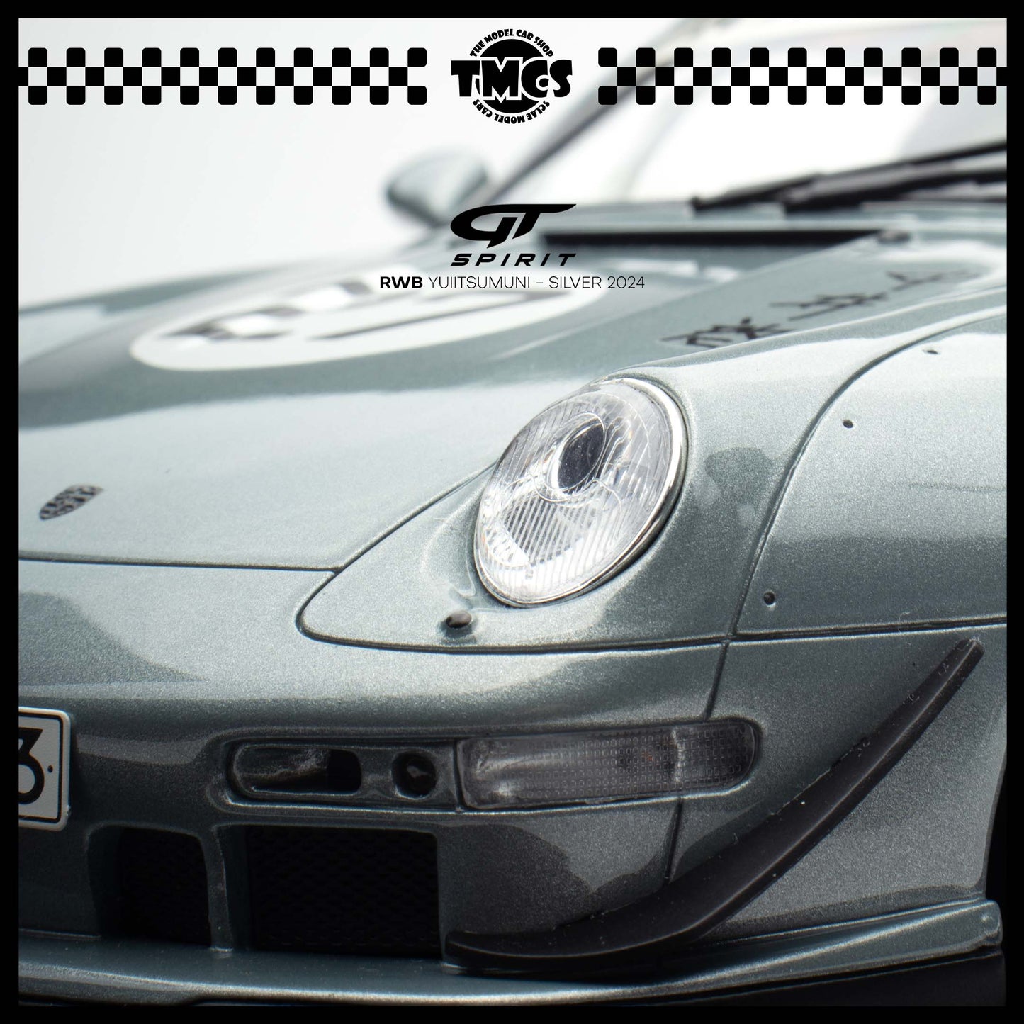 [GT Spirit] 1:18 RWB Yuiitsumuni - Silver 2024