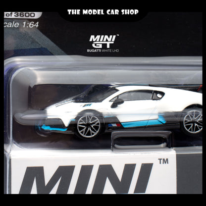 [MINI GT] Bugatti Divo - White (Mijo Exclusive)