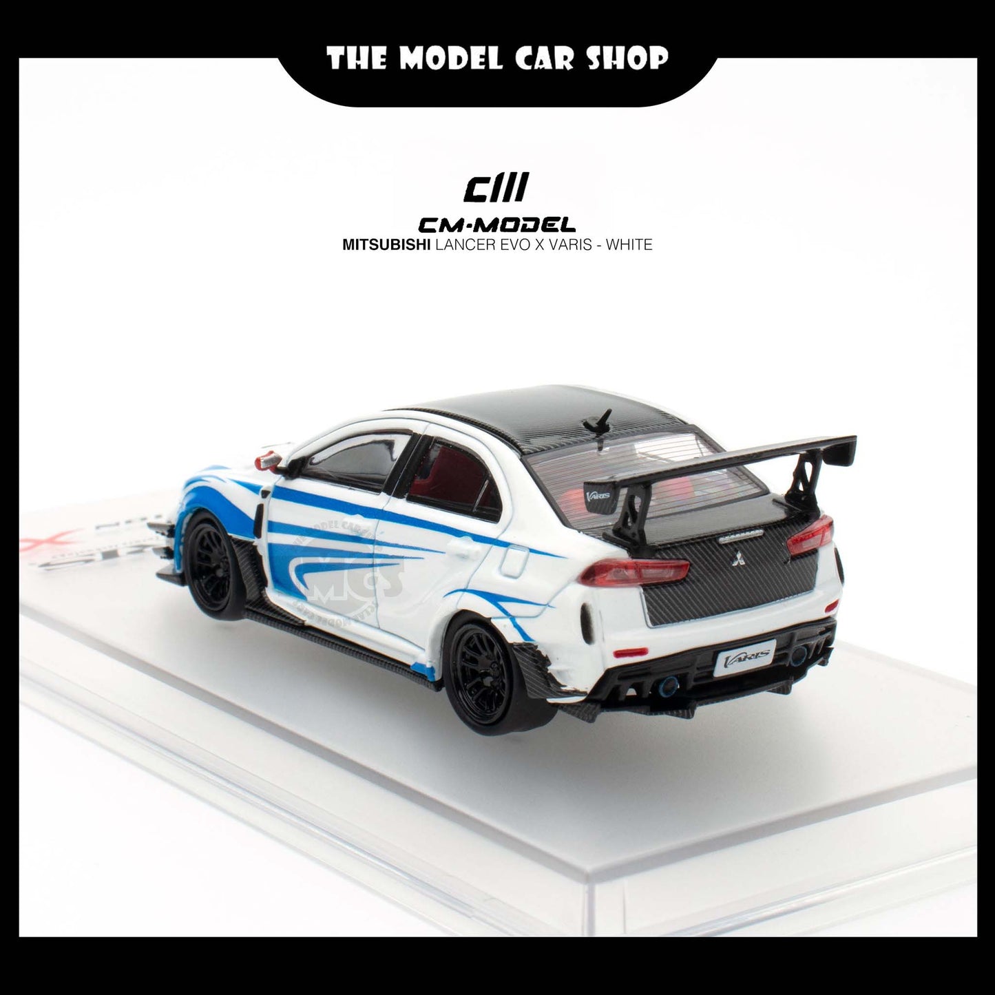 [CM Model] Mitsubishi Lancer Evo X Varis - White