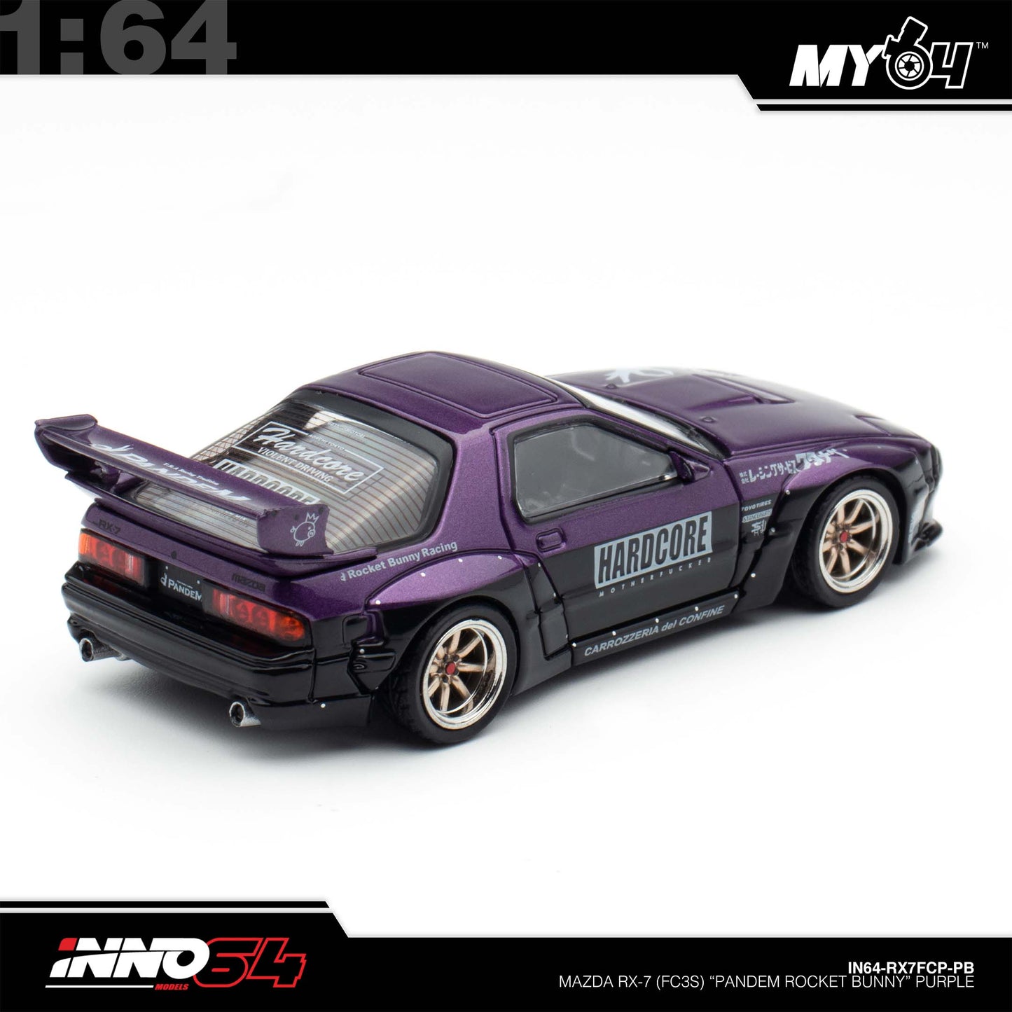[INNO64] Mazda RX7 (FC3S) "Pandem Rocket Bunny" - Purple