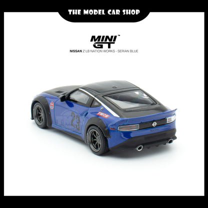 [MINI GT] Nissan Z LB★NATION WORKS - Serian Blue