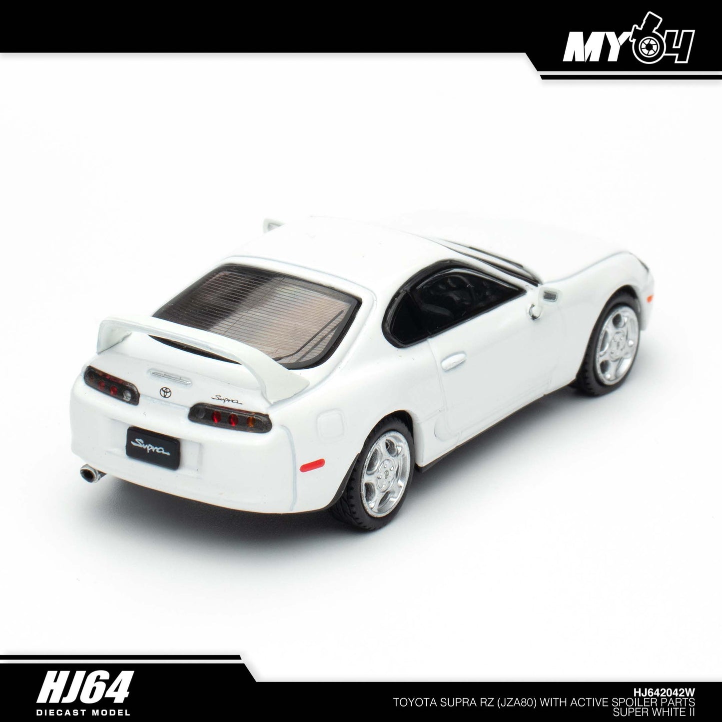 [Hobby Japan] Toyota SUPRA RZ (JZA80) with Active Spoiler Parts - Super White II