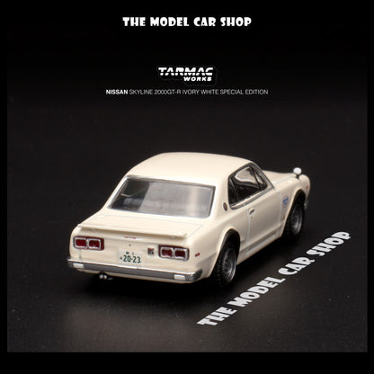 [Tarmac Works] Nissan Skyline 2000 GT-R (KPGC10) - Ivory White Special Edition