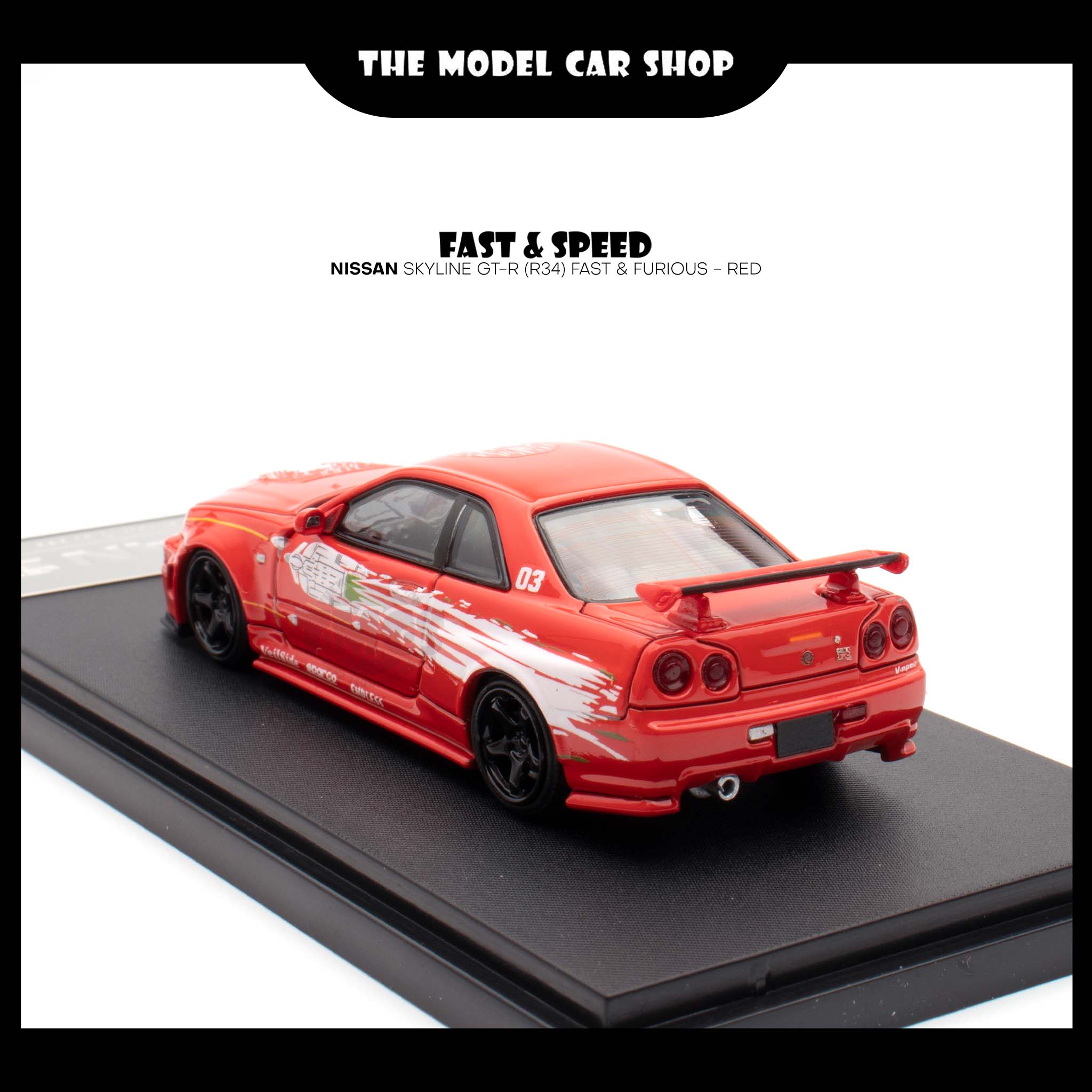 Fast Speed] Nissan Skyline GT-R (R34) Fast & Furious - Red