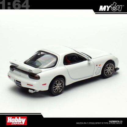 [Hobby Japan] 1:64 Mazda RX-7 (FD3S) Spirit R Type A - Pure White