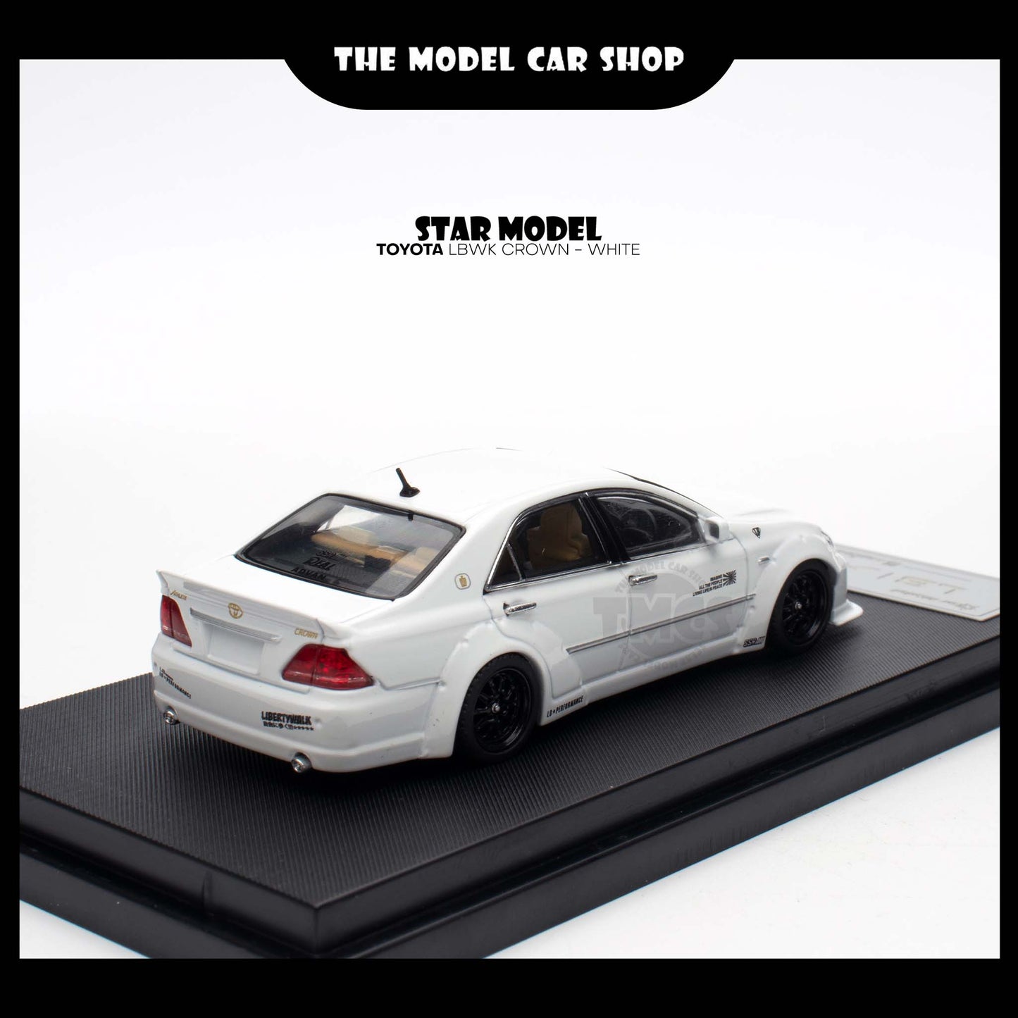 [Star Model] Toyota LBWK Crown - White