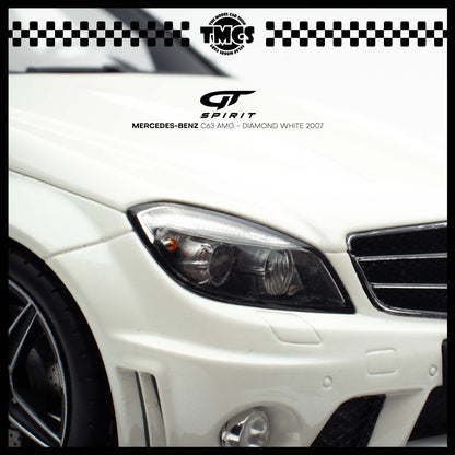[GT Spirit] 1:18 Mercedes-Benz C63 AMG - Diamond White 2007