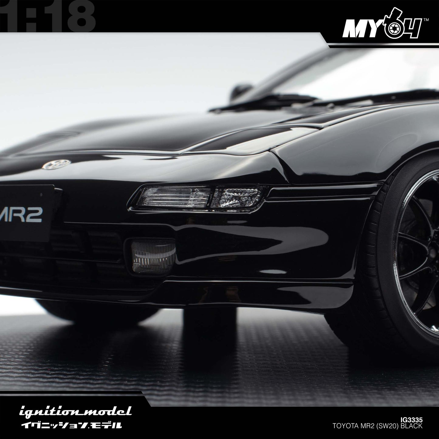 [Ignition Model] Toyota MR2 (SW20) - Black