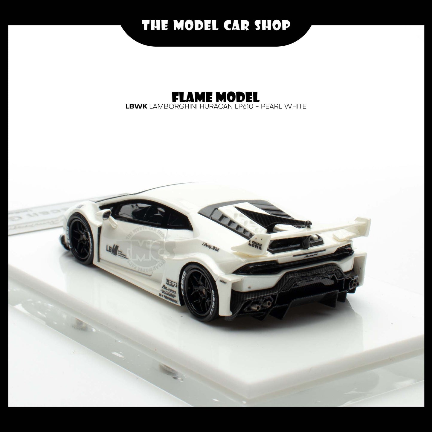 [Flame Model] LBWK Lamborghini Huracan LP610 - Pearl White