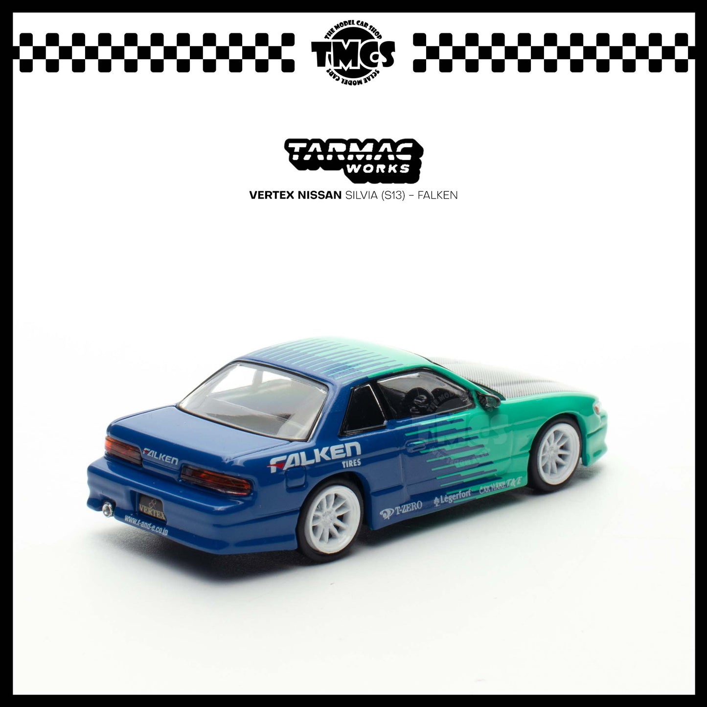 [Tarmac Works] Vertex Nissan Silvia (S13) - Falken