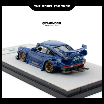 [Qi Dian] Resin RWB 930 GT Wing - Blue