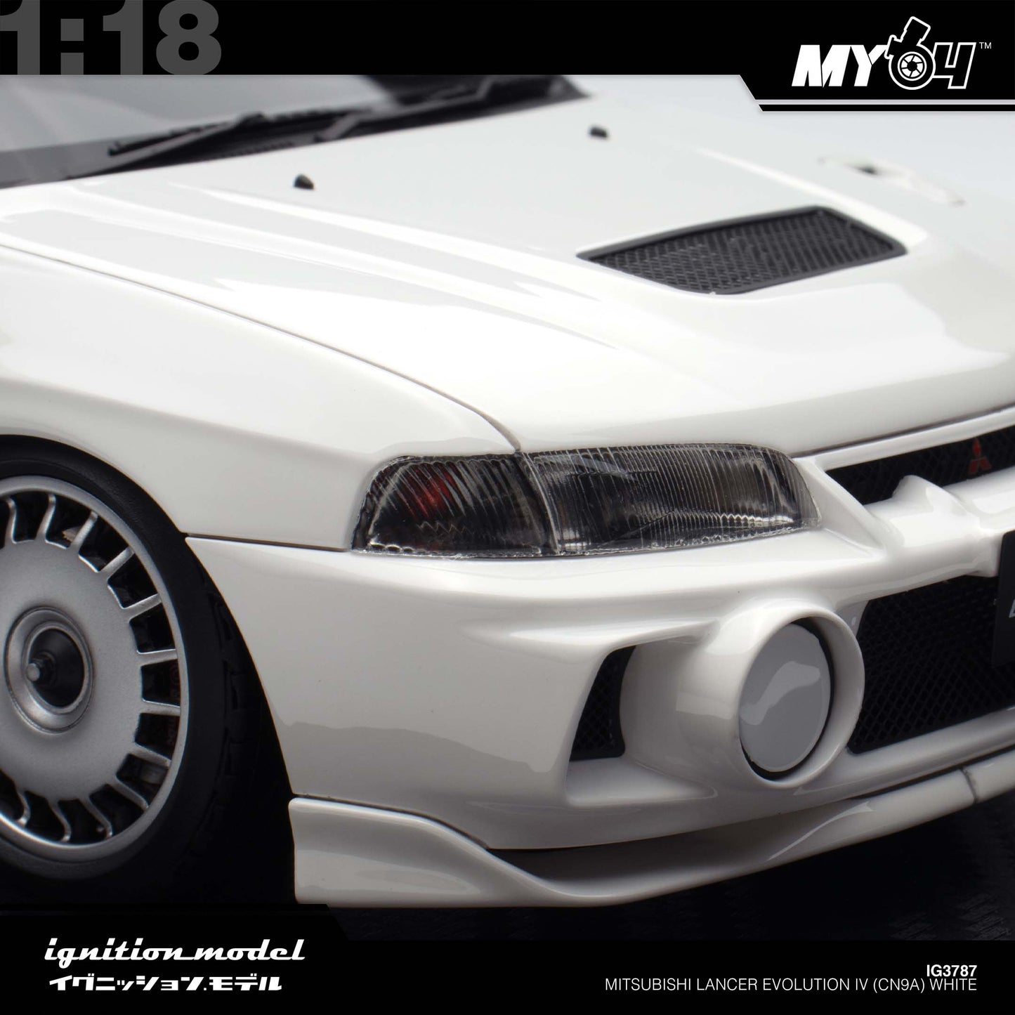 [Ignition Model] 1:18 Mitsubishi Lancer Evolution IV (CN9A) - White