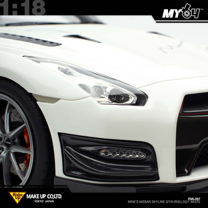 [Make Up] Mine's Nissan Skyline GT-R (R35) 2021 - White