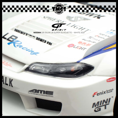 [GT Spirit] 1:18 Nissan S15 Silvia LB Super Silhouette - White 2021