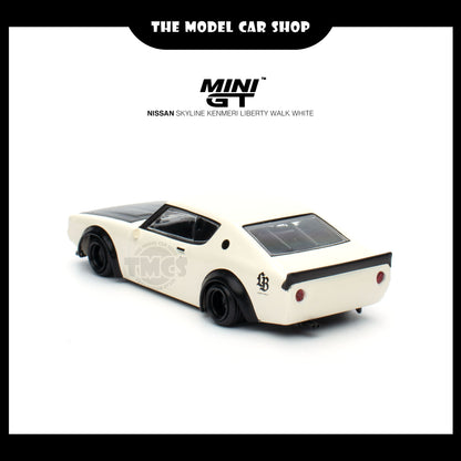 [MINI GT] Nissan Skyline Kenmeri Liberty Walk White