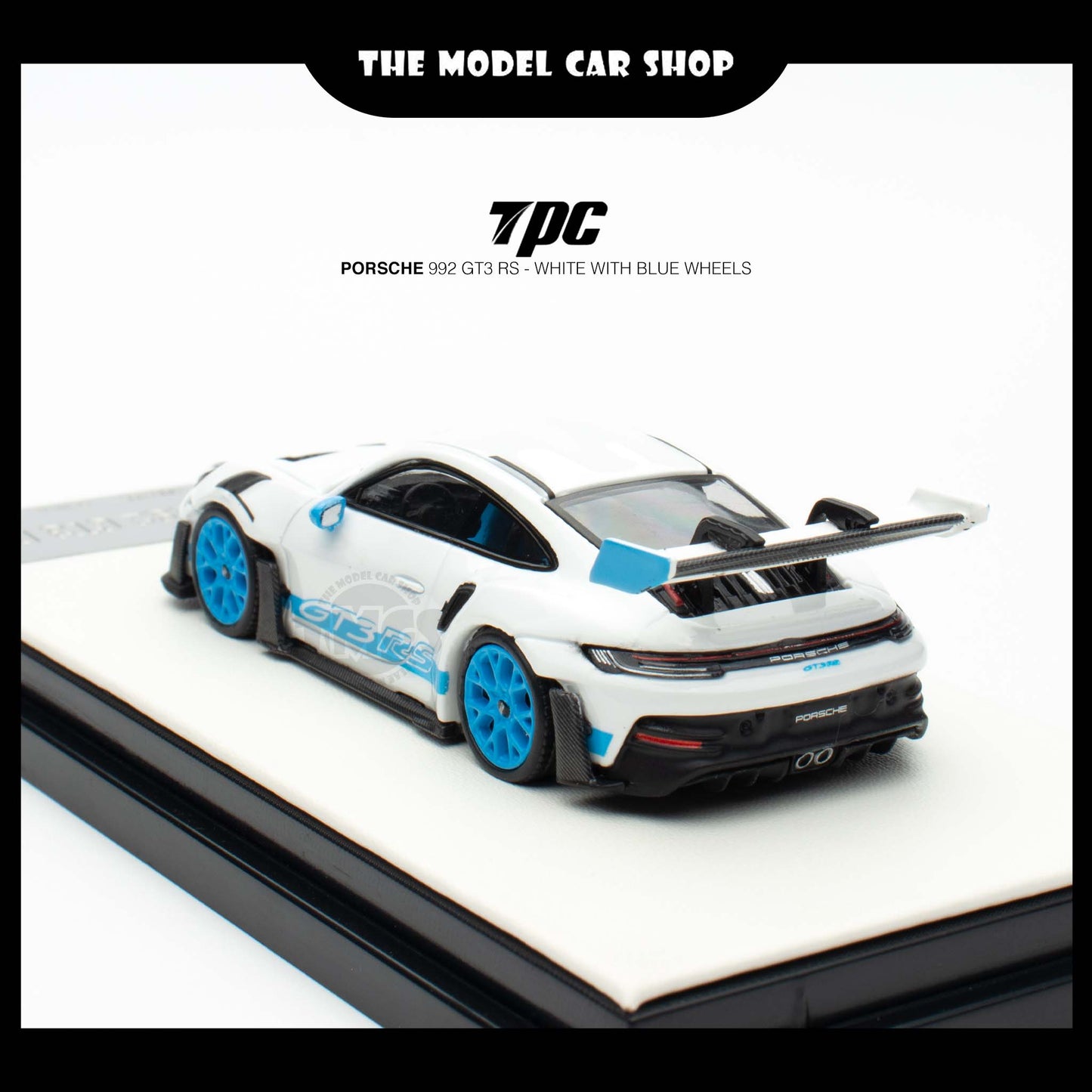 [TPC] Porsche 992 GT3 RS - White with Blue Wheels