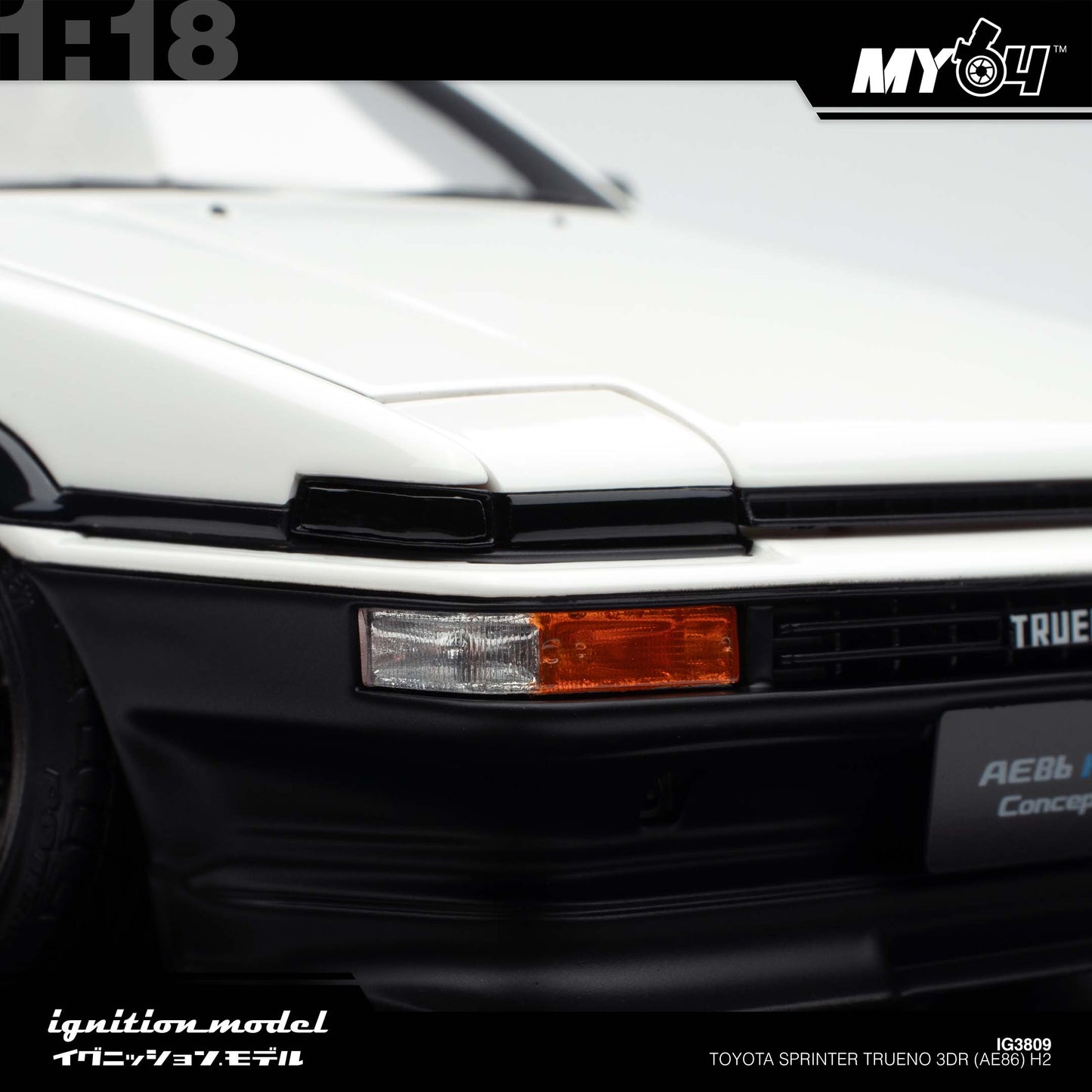 [Ignition Model] 1:18 Toyota Sprinter Trueno 3Dr (AE86) H2