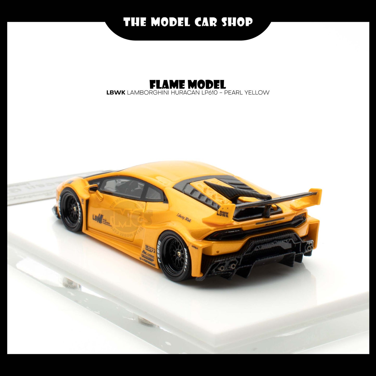 [Flame Model] LBWK Lamborghini Huracan LP610 - Pearl Yellow