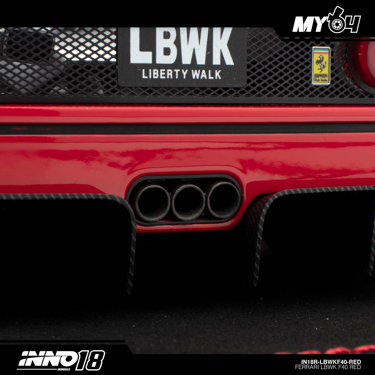 [INNO18]  Ferrari LBWK F40 - Red