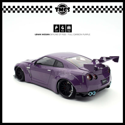 [PGM] LBWK Nissan Skyline GT-R35 - Full Carbon Purple