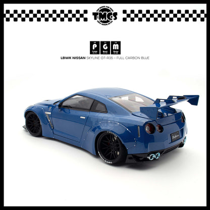 [PGM] LBWK Nissan Skyline GT-R35 - Full Carbon Blue