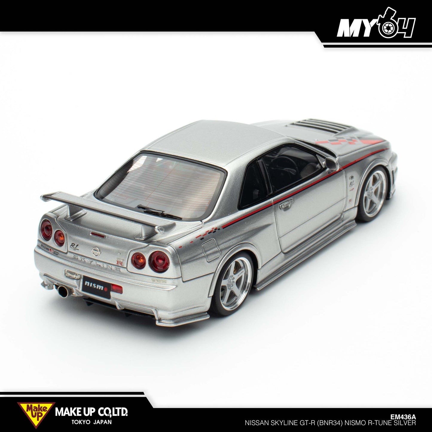 [Make Up] Nissan Skyline GT-R (BNR34) NISMO R-Tune - Silver