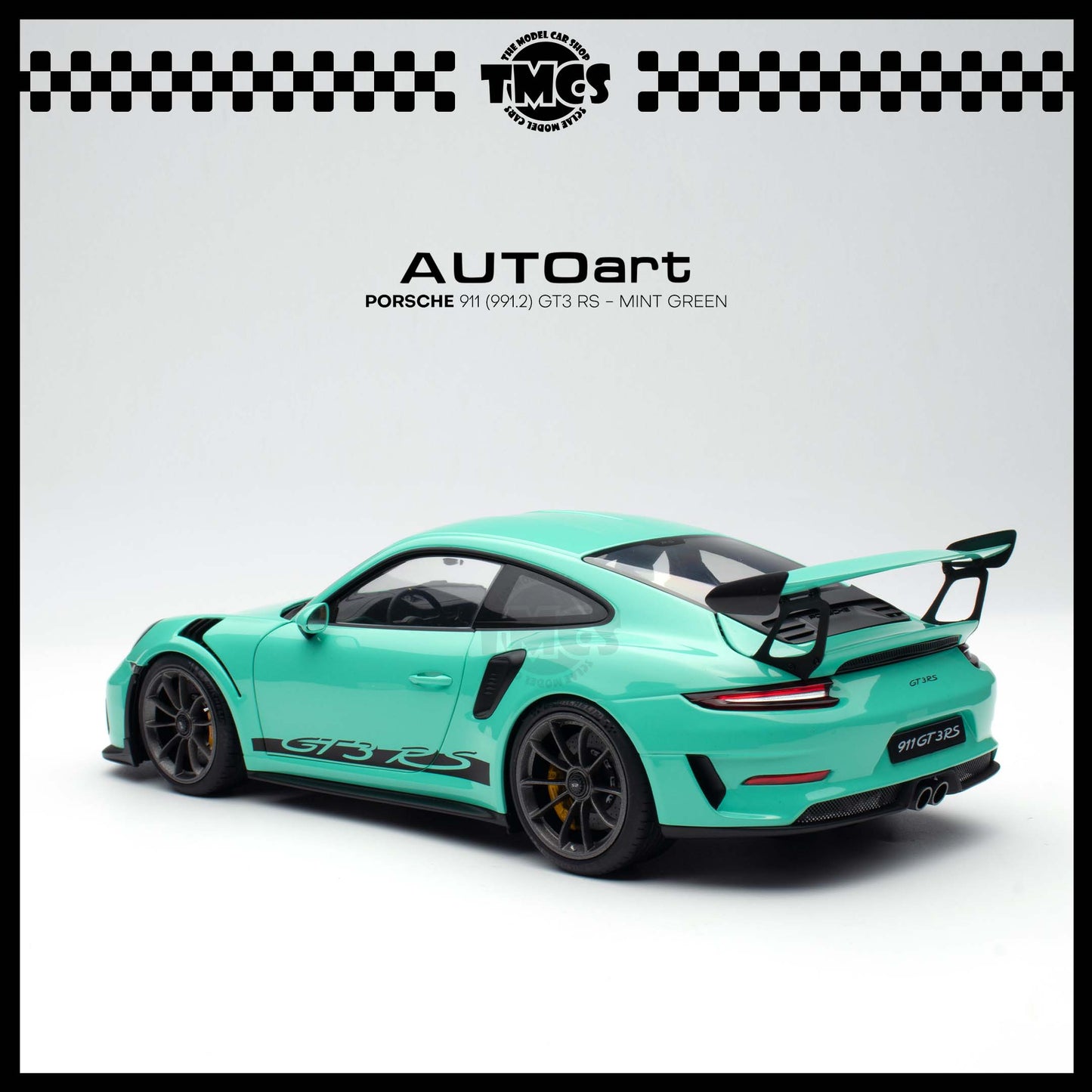 [Auto Art] 1:18 Porsche 911 (991.2) GT3 RS - Mint Green