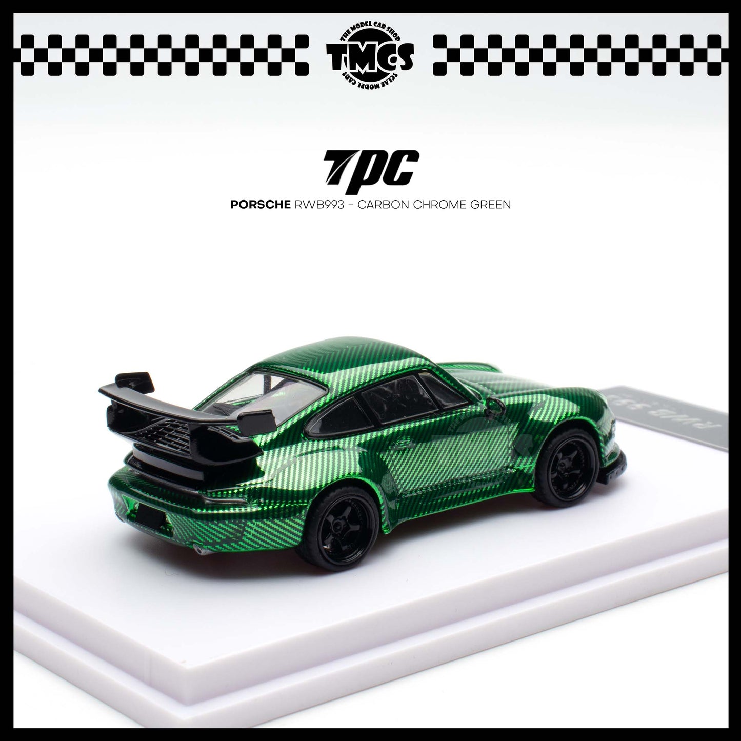 [TPC] 1:64 Porsche RWB993 - Carbon Chrome Green