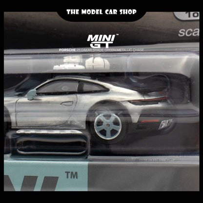 [MINI GT] Porsche 911 Dakar Shade Green Metallic Blister Packaging