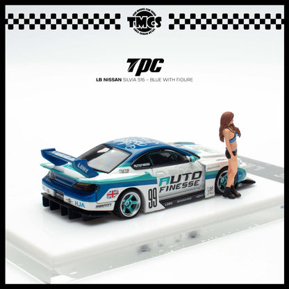 [TPC] 1:64 LB Nissan Silvia S15 - Blue with Figure