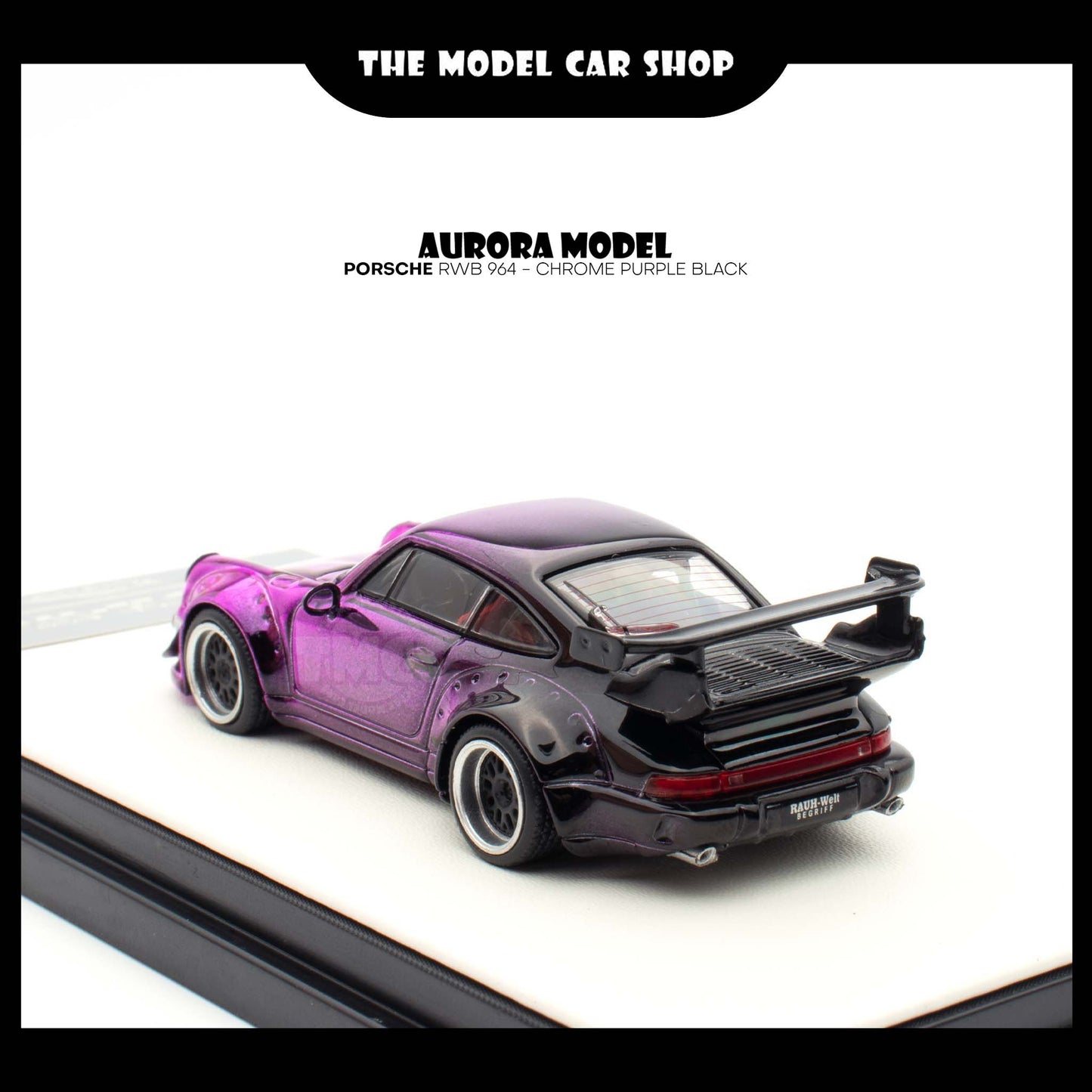 [Aurora Model] Porsche RWB 964 - Chrome Purple Black