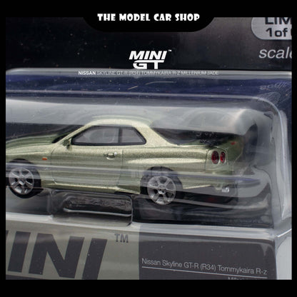 [Mini GT] Nissan Skyline GT-R (R34)Tommykaira R-z Millenium Jade (Mijo Exclusive)