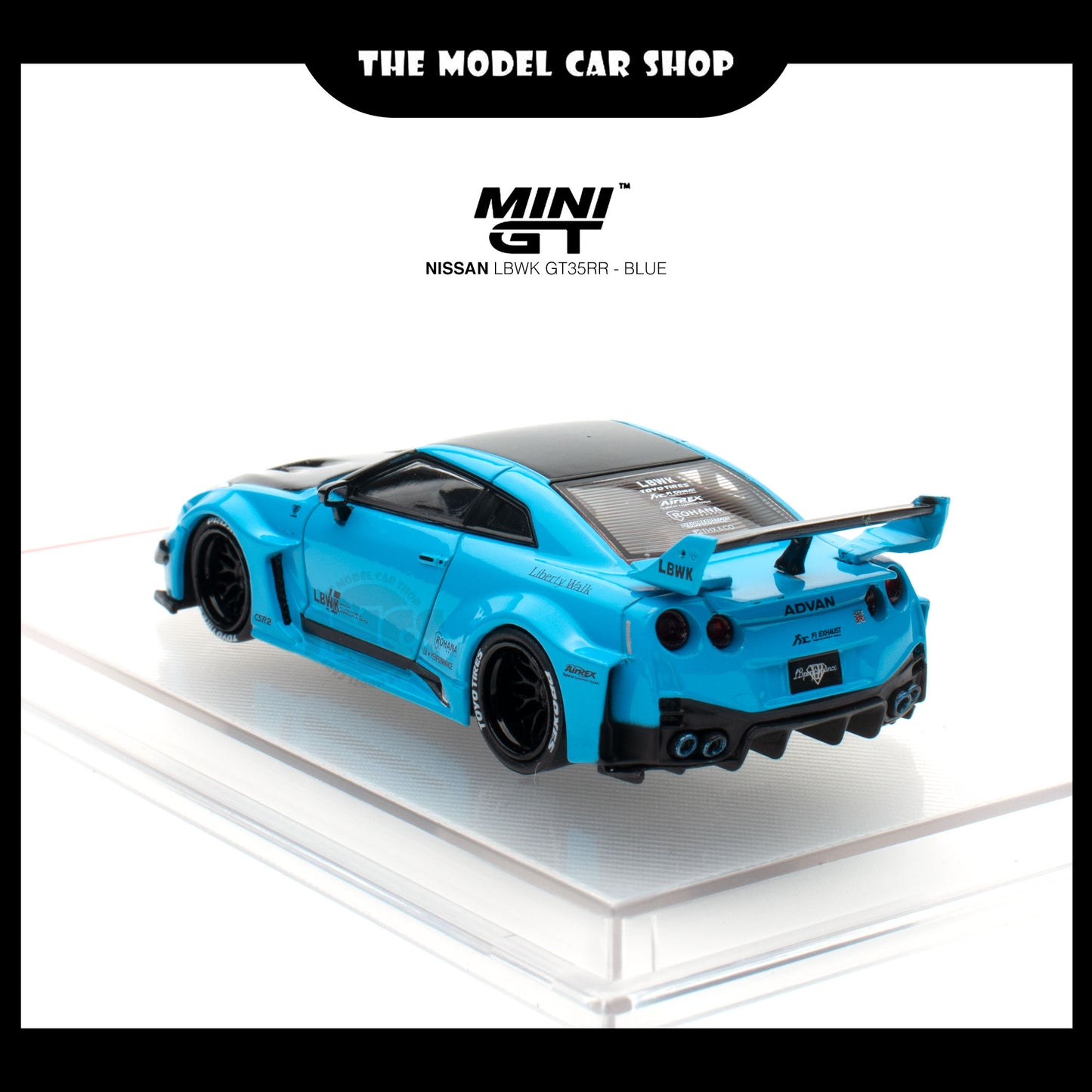 [CM Model] Nissan LBWK GT35RR - Blue