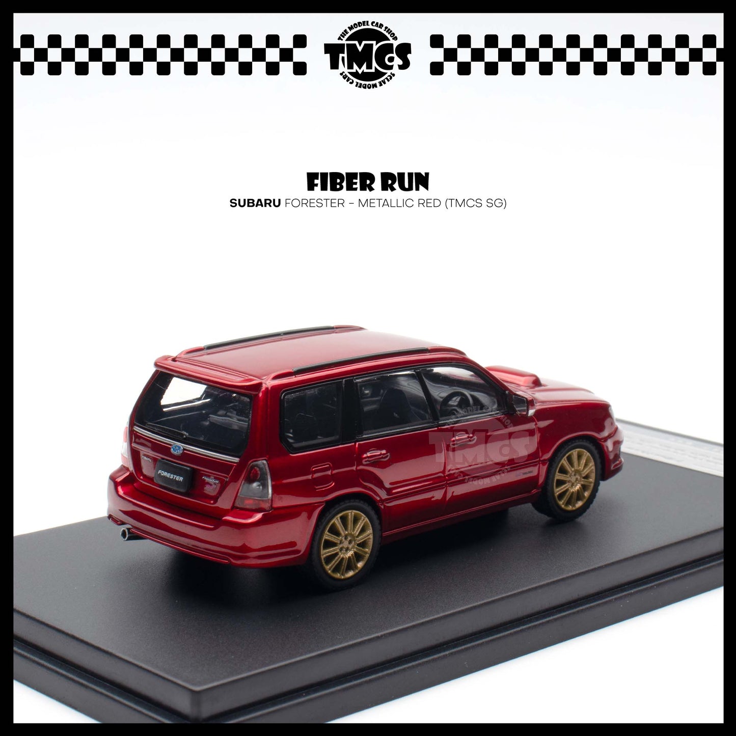 [Fiberrun] 1:64 Subaru Forester - Metallic Red (TMCS SG)