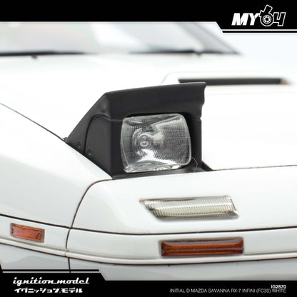 [Ignition Model] Initial D Mazda Savanna RX-7 Infini (FC3S) - White