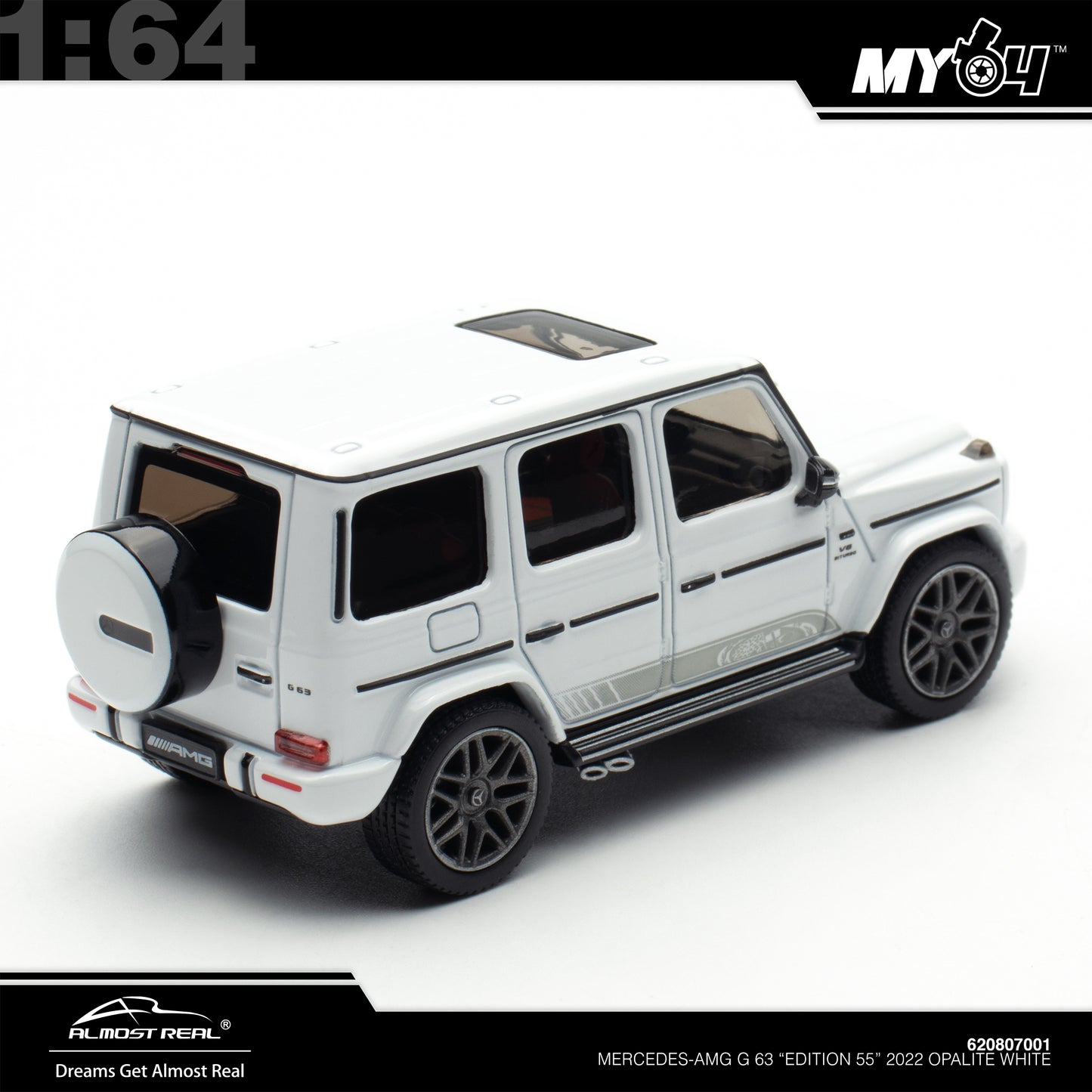 [ARBox] 1:64 Mercedes-AMG G 63 "Edition 55"-2022 - Opalite White