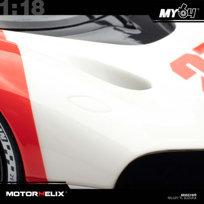 [Motorhelix] 1:18 Nilu TL Suzuka - White/Red #27