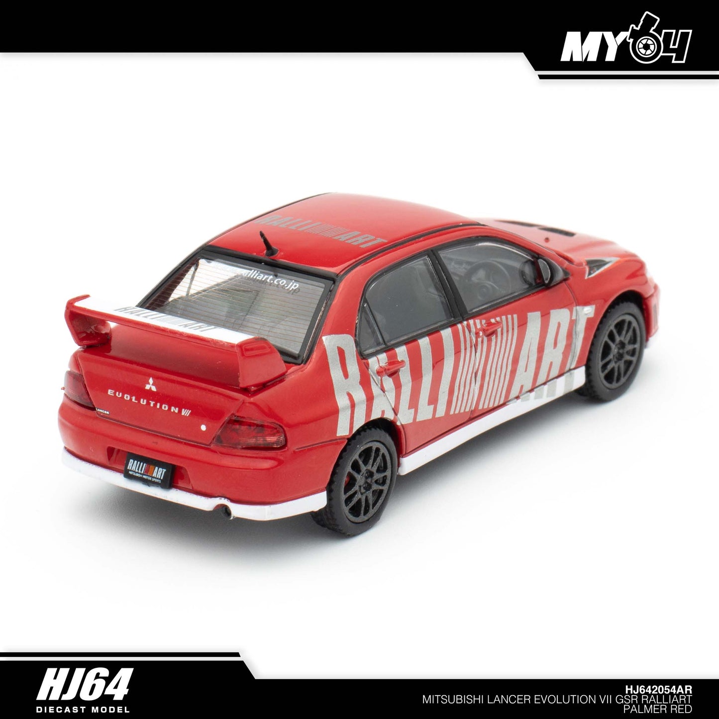 [Hobby Japan] Mitsubishi Lancer Evolution 7 GSR RALLIART - Palmer Red