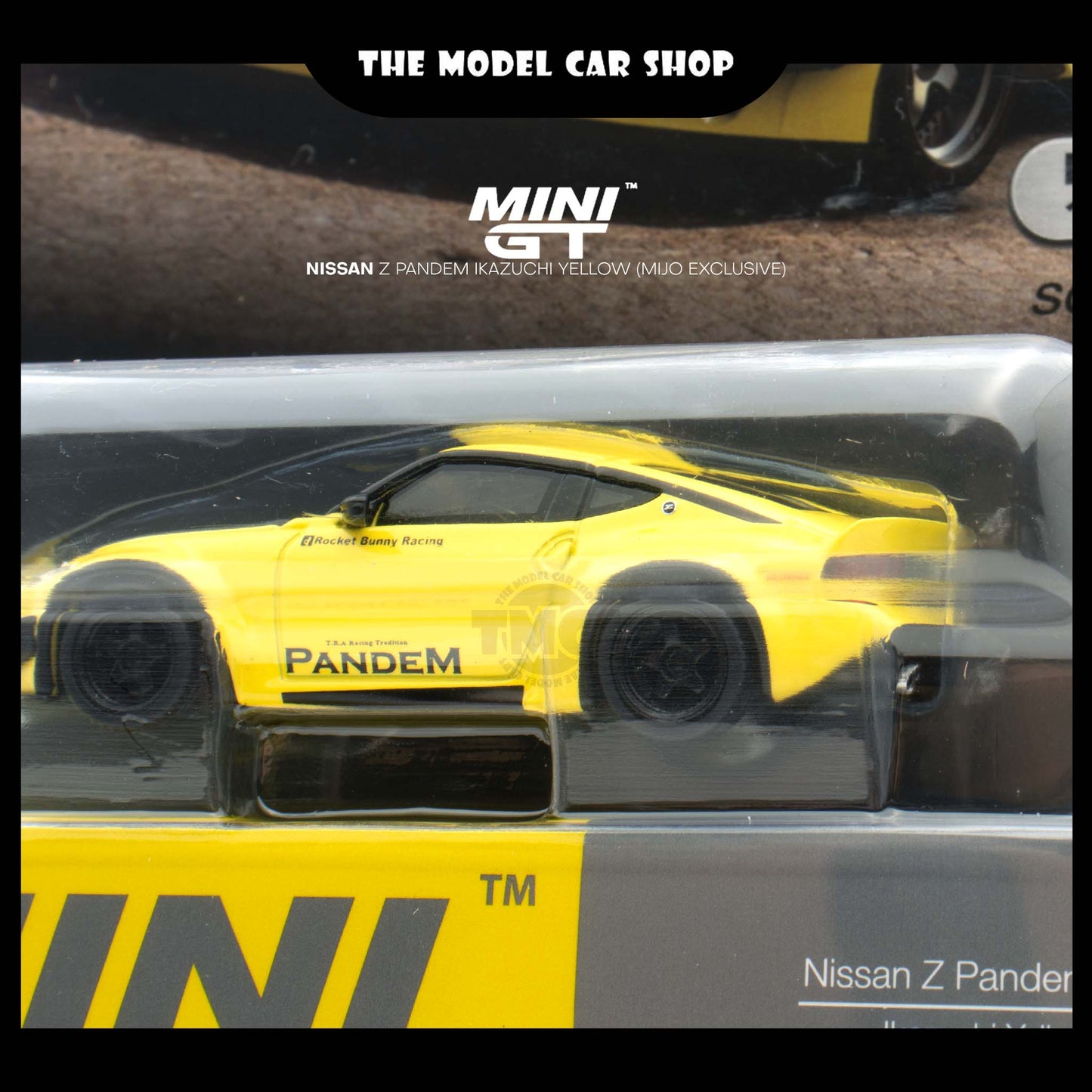 [MINI GT]  Nissan Z Pandem Ikazuchi Yellow (Mijo Exclusive)