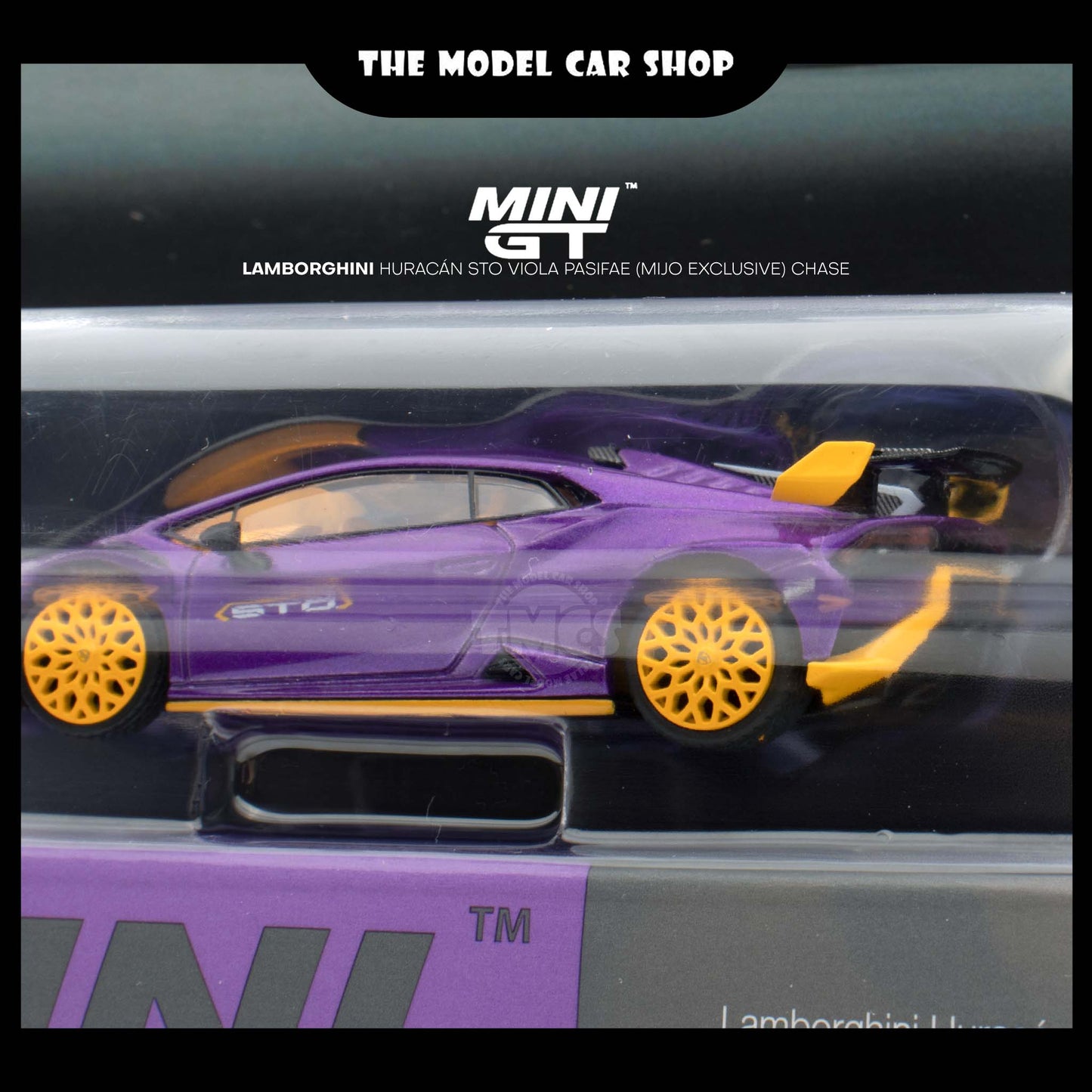 [MINI GT] Lamborghini Huracán STO Viola Pasifae (Mijo Exclusive)