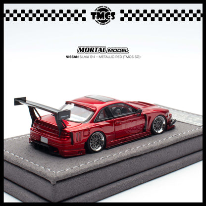 [Mortal] 1:64 Nissan Silvia S14 - Metallic Red (TMCS SG)