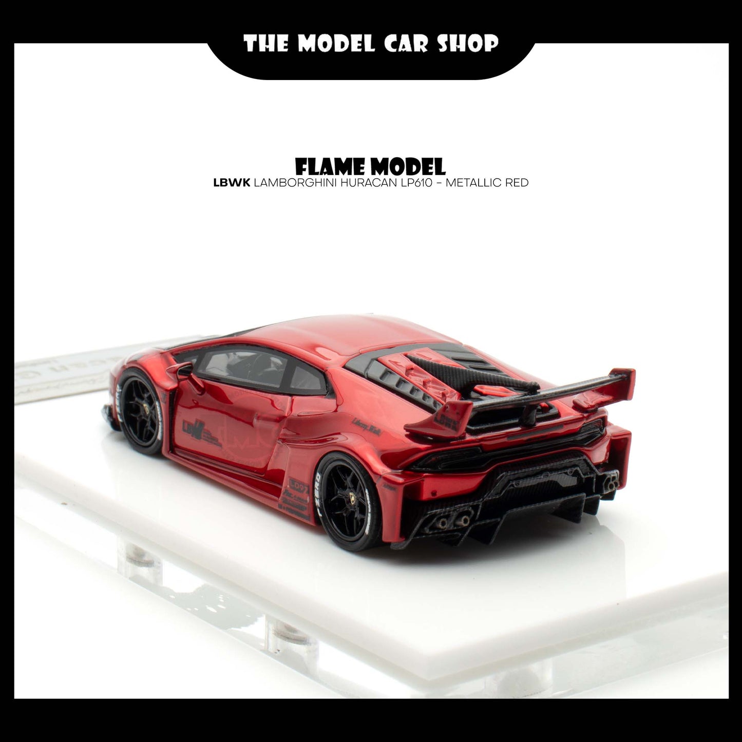 [Flame Model] LBWK Lamborghini Huracan LP610 - Metallic Red