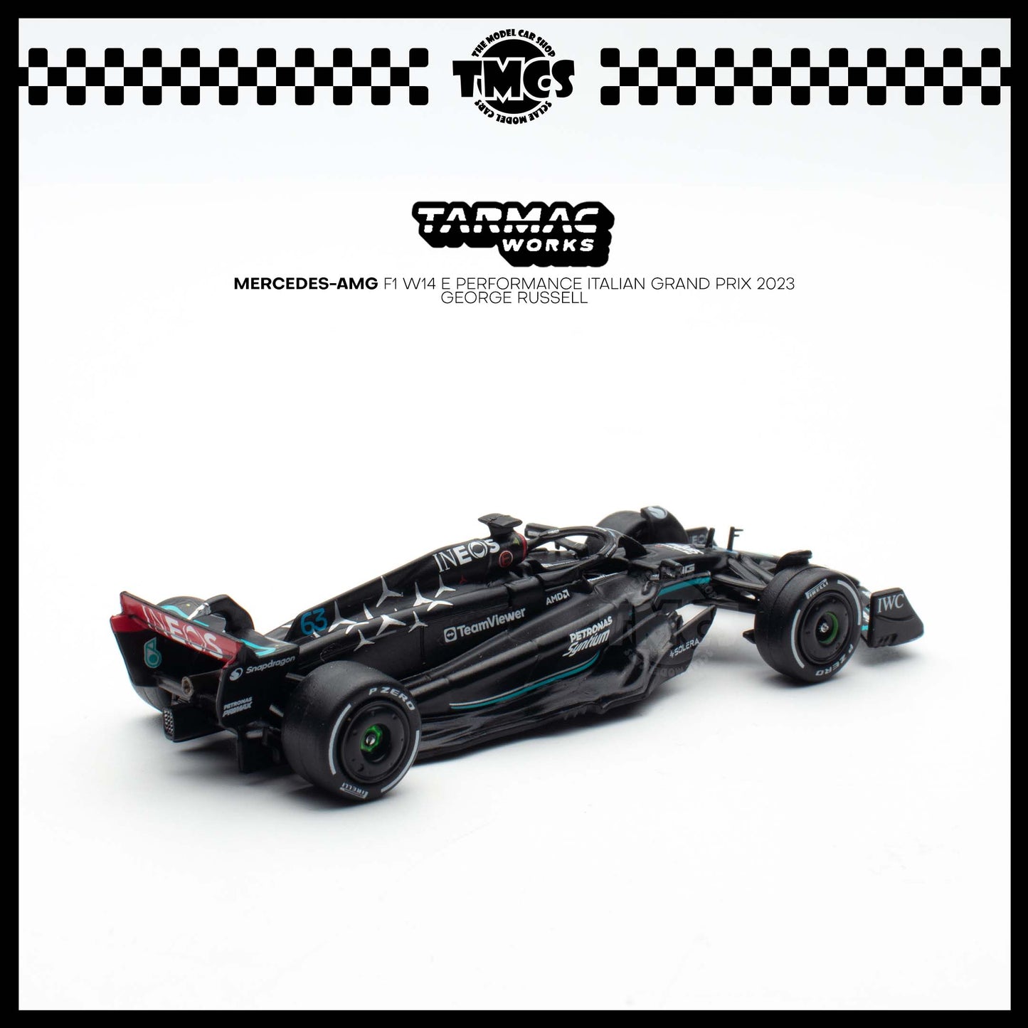 [Tarmac Works] 1:64 Mercedes-AMG F1 W14 E Performance Italian Grand Prix 2023 George Russell