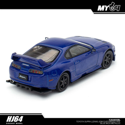 [Hobby Japan] Toyota SUPRA (JZA80) JDM CUSTOMIZED VERSION - Blue Mica Metallic